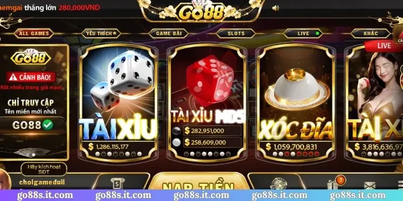 Tải app GO88 và trải nghiệm không gian giải trí đỉnh cao
