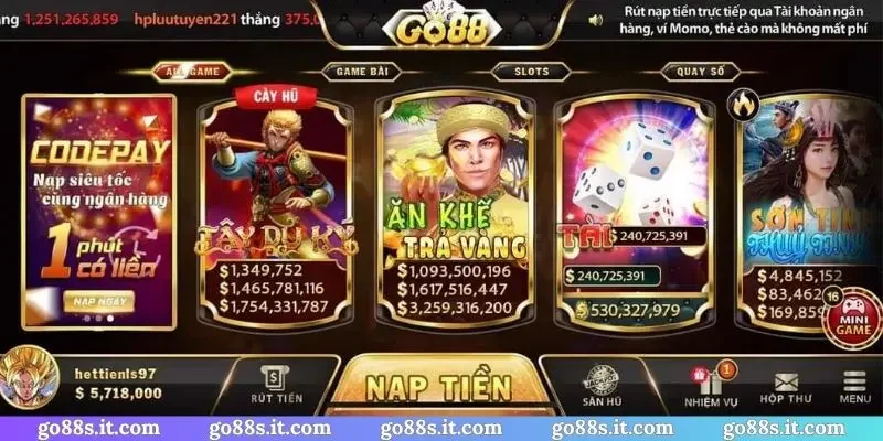 Về chúng tôi GO88 và hệ thống trò chơi đỉnh cao